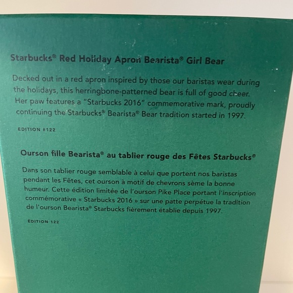 STARBUCKS BARISTA TEDDY - Picture 4 of 6